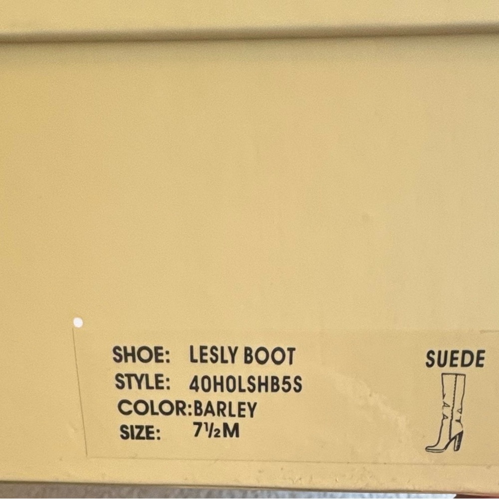 Michael Kors Tan Suede Knee High Boots - Picture 7 of 7